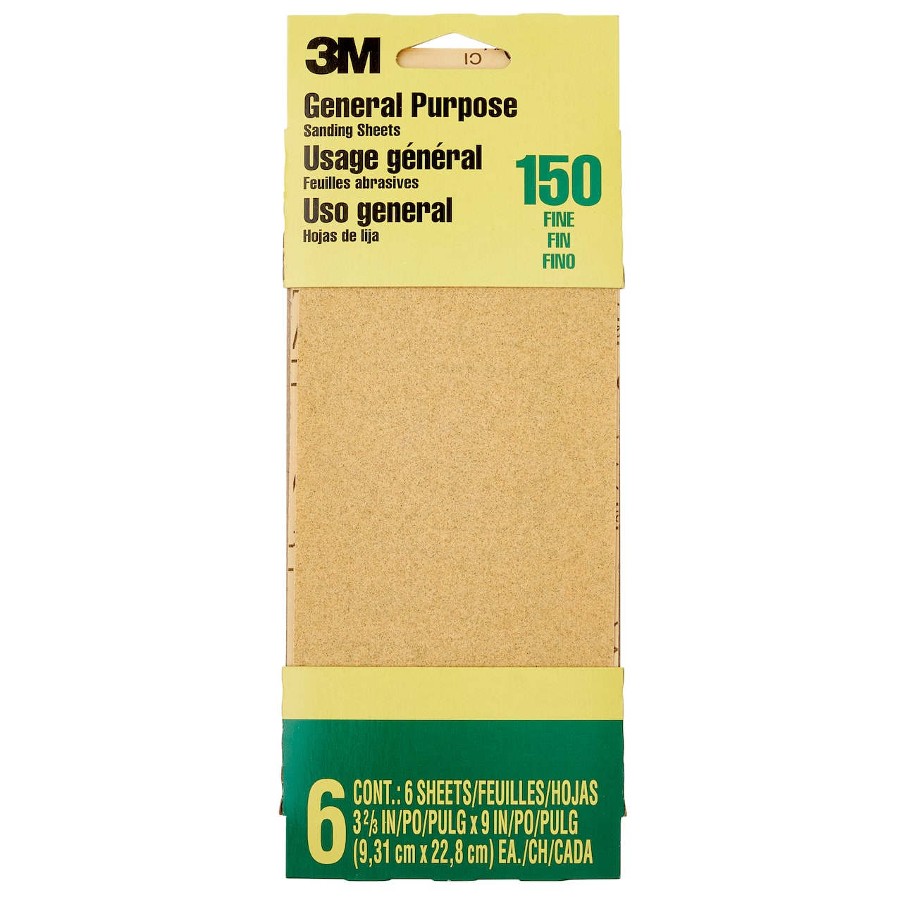 3M&#x2122; General Purpose Sandpaper, 150 Grit